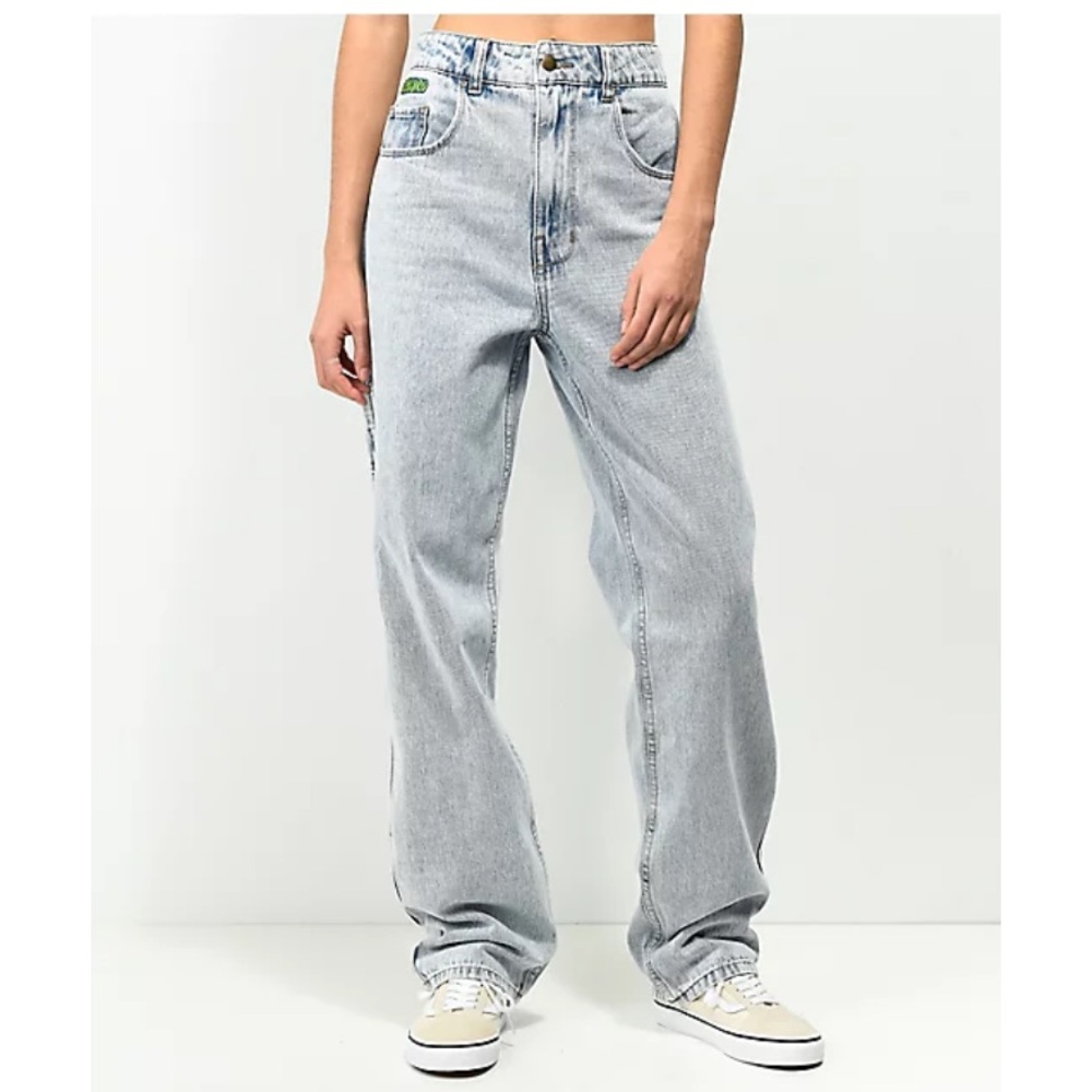 Empyre Tori Billie Acid Wash Carpenter Skate Jeans Women’s size 0 Streetwear